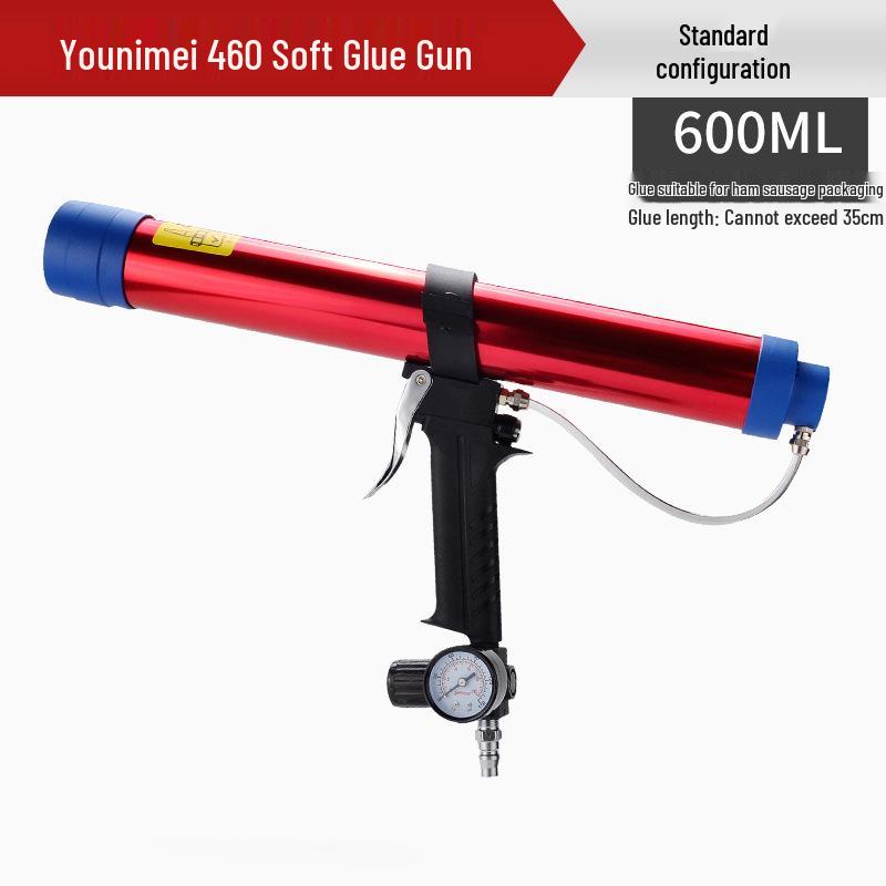 310ml Pneumatic Caulking Gun & 400/600ml Glass Sealant Silicone Gun