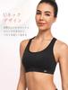 Yvette Sports Bra for Yoga Bra Black Women, Yoga, Non-Wired, Padded, Racerback, Stylish, Breathable, Wear, Bra, Top, M,