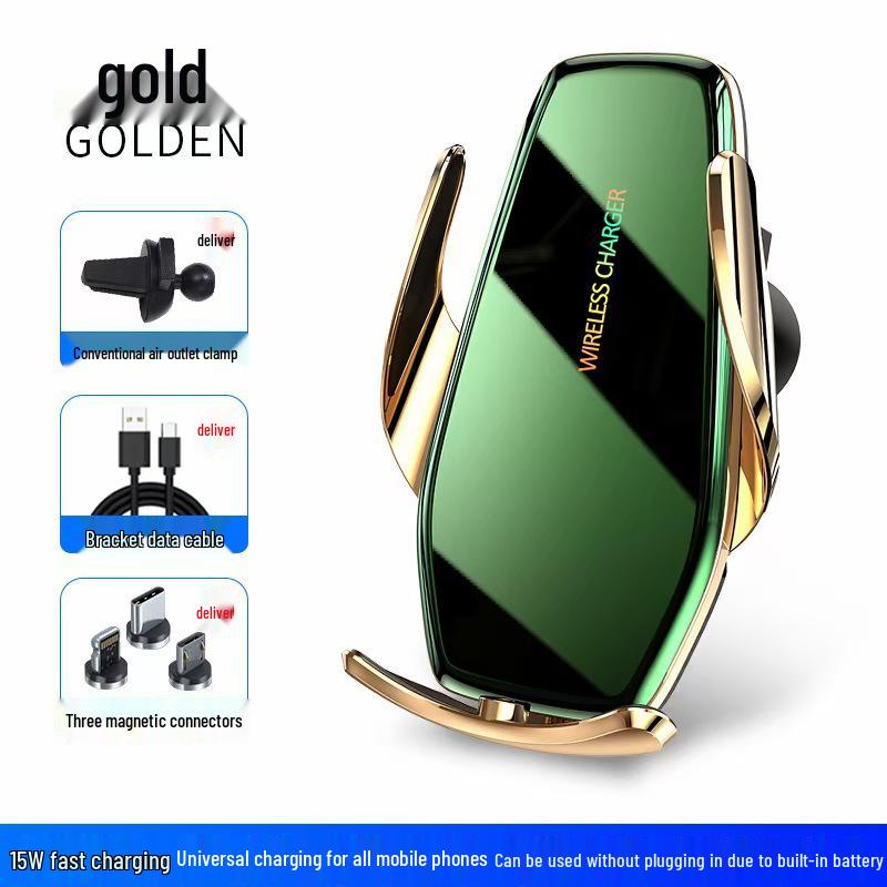 15W Wireless Car Charger & Automatic Phone Mount