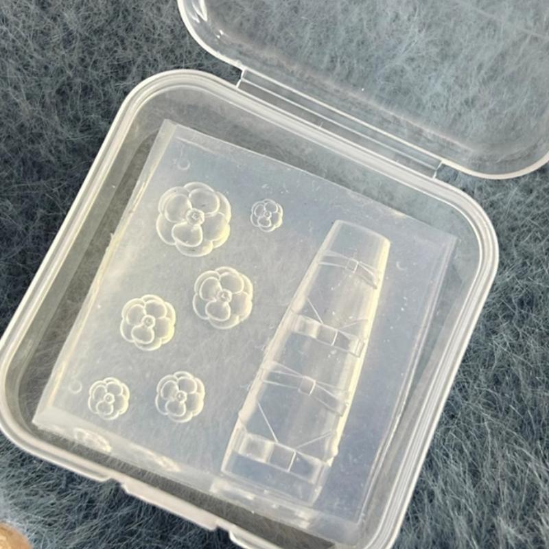 3D Bowknot Flower Silicone Nail Art Mold For DIY Crafts Manicure Jewelry Accessories Design Nail Charm Mold