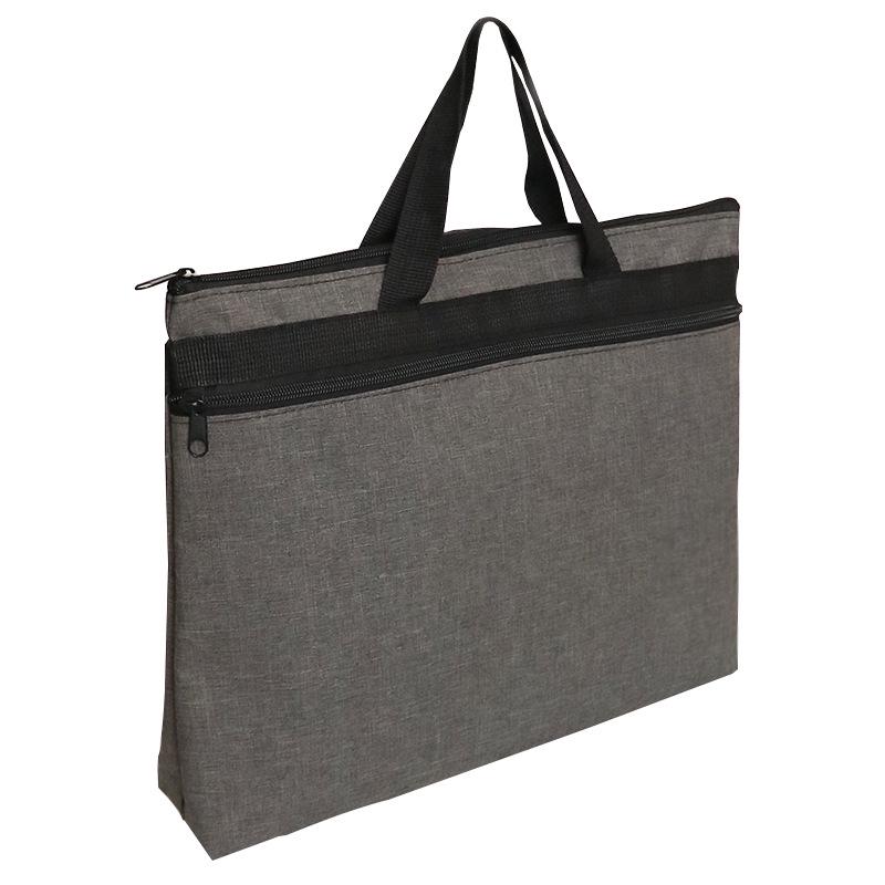 Men's and Women's Zippered Briefcase for Documents and Contracts