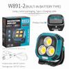 Powerful LED Flashlight Power Bank USB Rechargeable Torch Light Strong Magnetic Adsorptio High Power Flashlight Lantern