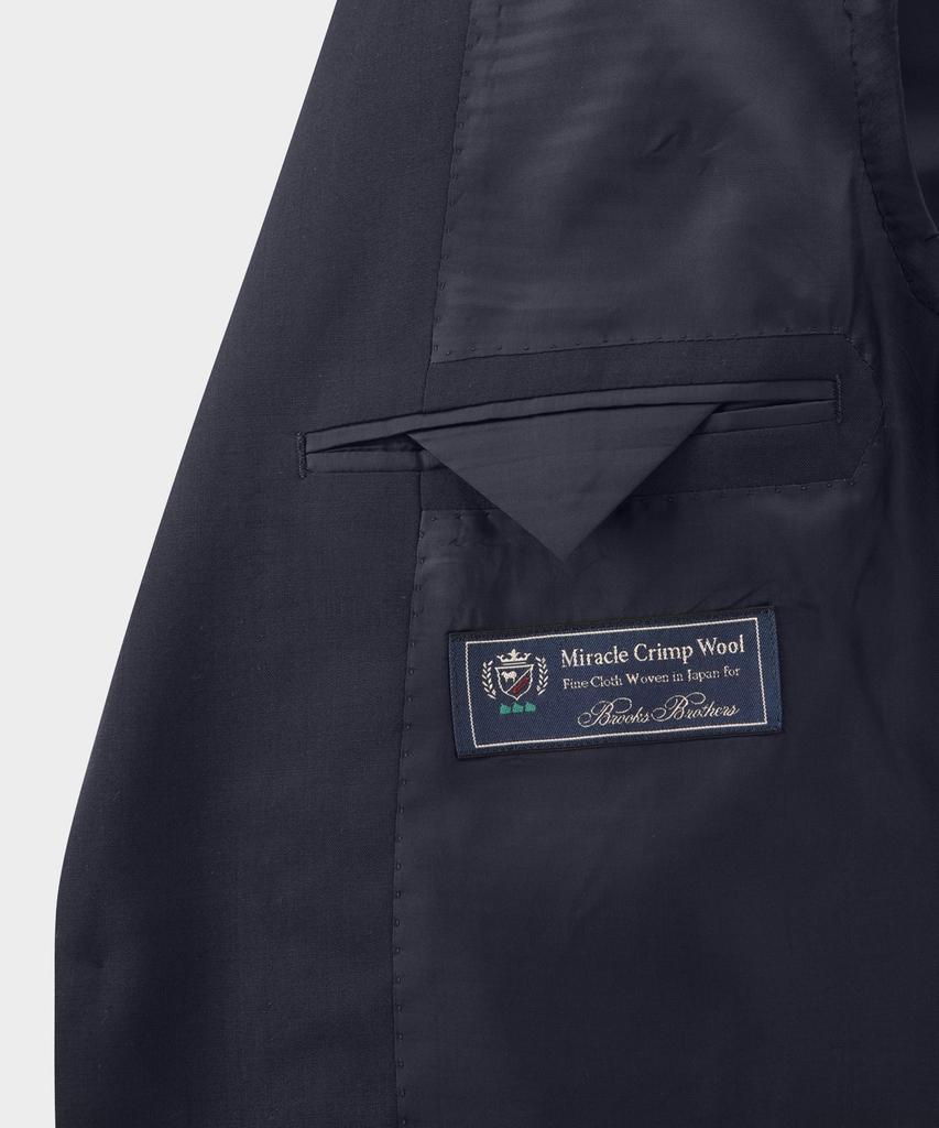 Brooks Brothers Classic Fit Single 3-Button Silver Hardware Blazer (Navy) (Bbjbmnz503)