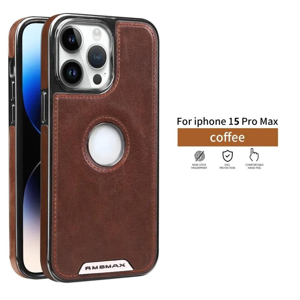 

Luxury Plating Lens Magnetic Leather Case for iPhone 16 Pro Max 15 Pro 14 Plus 13 12 Hollow Out Shockproof Bumper Hard Cover For iPhone16promax