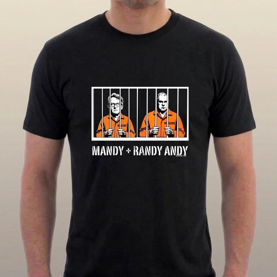 MANDY RANDY ANDY T-SHIRT PRISON PRINCE ANDREW PETER MADELSON Tee by Sillytees XXXL