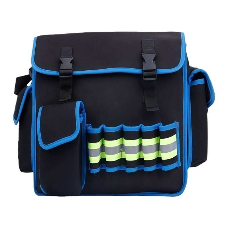 Werkzeugtasche mit weiter Öffnung, Werkzeugtaschen mit großem Fassungsvermögen für Männer, Tragbarer Werkzeugorganizer für Zuhause, Aufbewahrungshandtasche für Schraubendreher