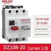 Delixi DZ108-20 Three-Phase Motor Protector Switch CDV2S Circuit Breaker CDP6-32