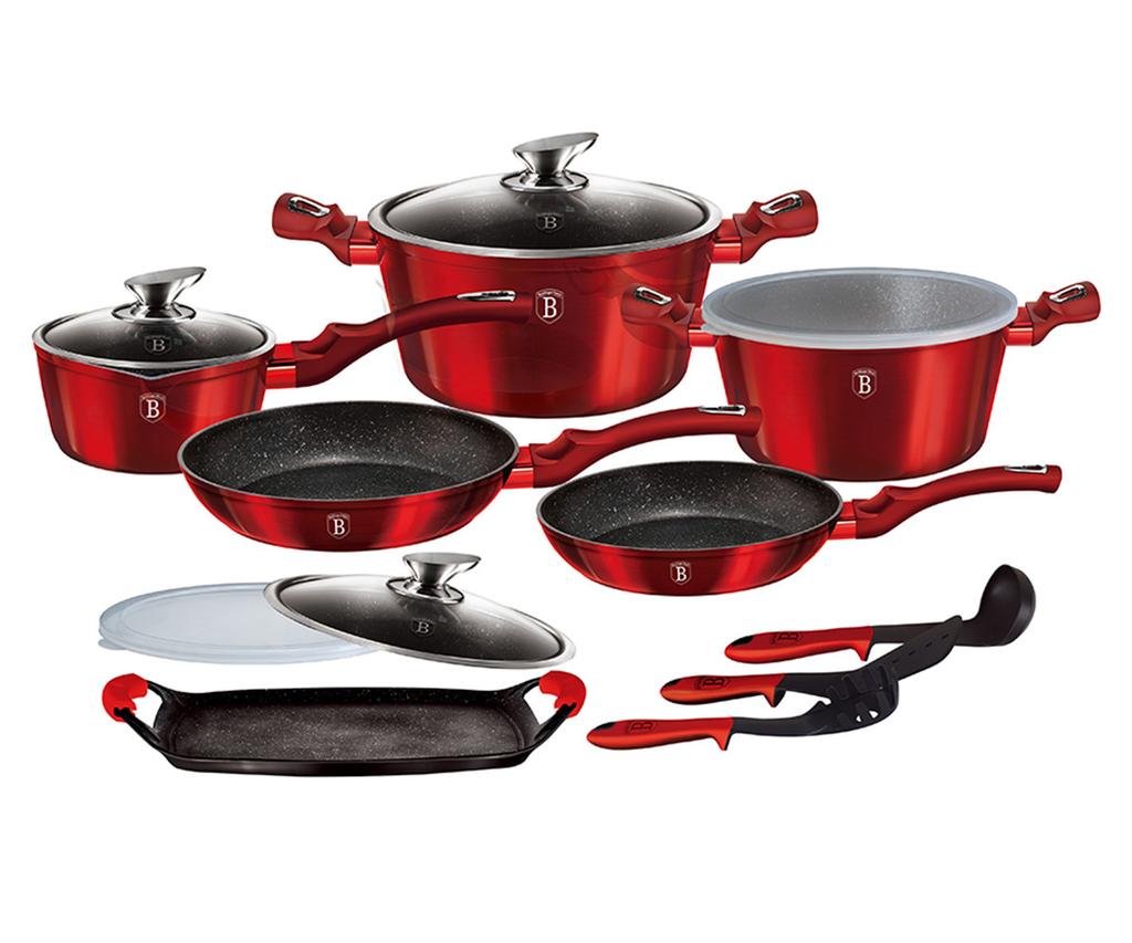 BERLINGER HAUS BH-6781 GRANITE COOKWARE SET