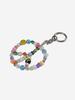 VACANT ARCHIVE PEACEPIECE BEADS KEYRING MULTI