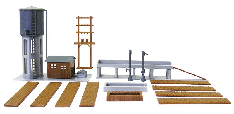 Tsugawa Yoko N Gauge Water Supply Tank Pump House Assembly Kit Diorama Supplies (Tsugawayoukou) NA-103