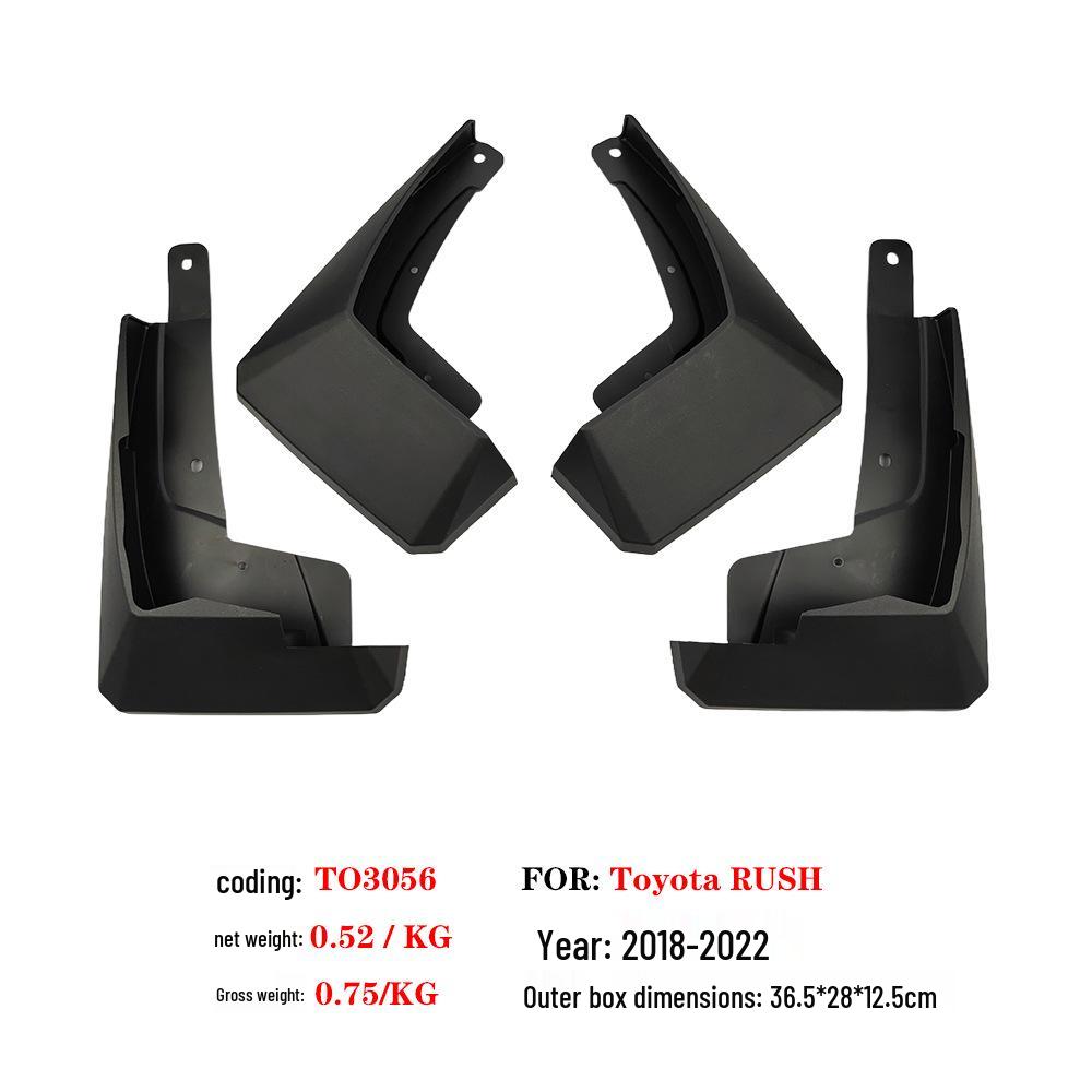

Toyota RUSH 2018-2022 Mudguards for Front & Rear Tires - Car Accessories & Leather Tiles 315*265*135