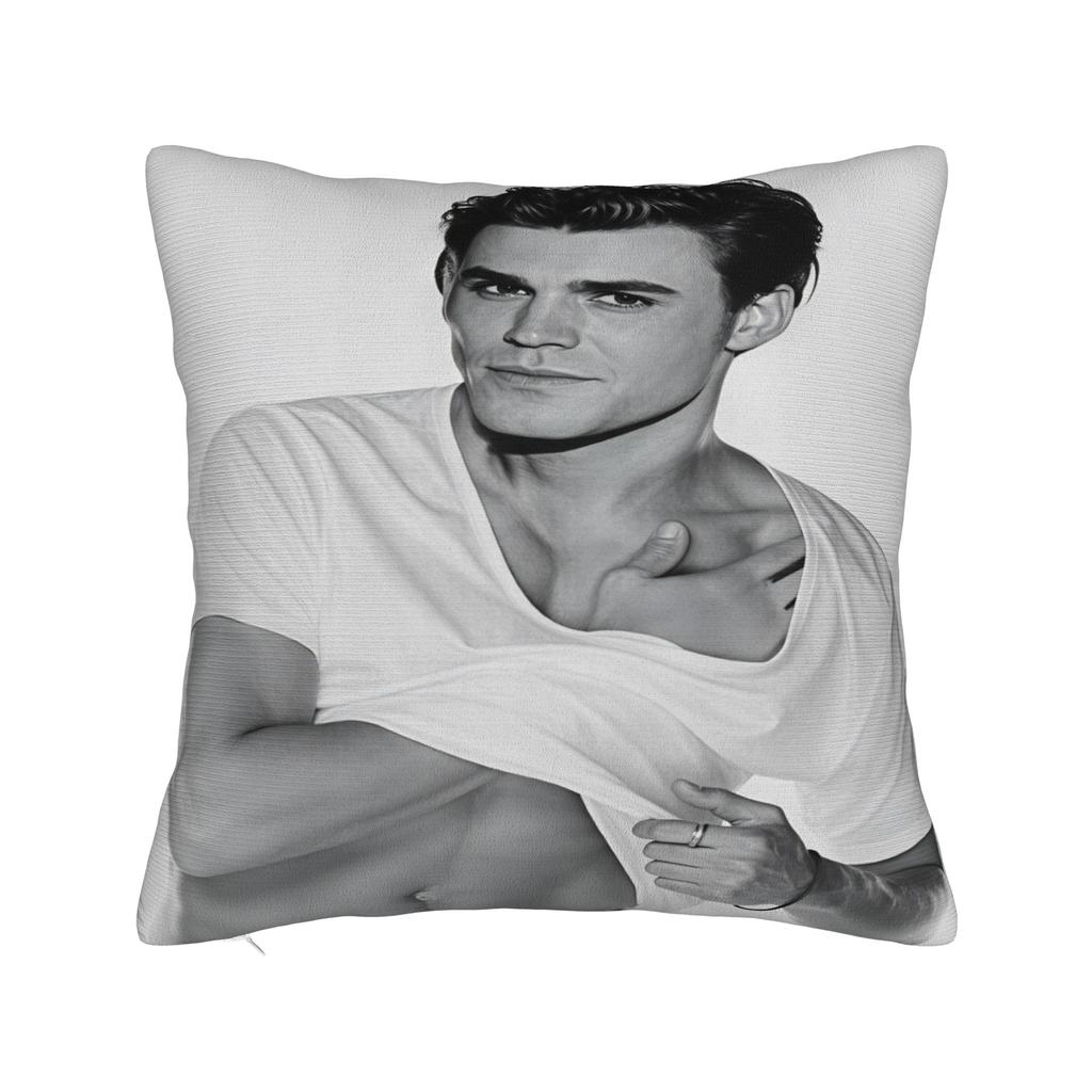 Vampire Diaries Damon Klaus Pillow Case Novelty Pillow Cover Graphic Pillowcases For Sofa Home Decoration