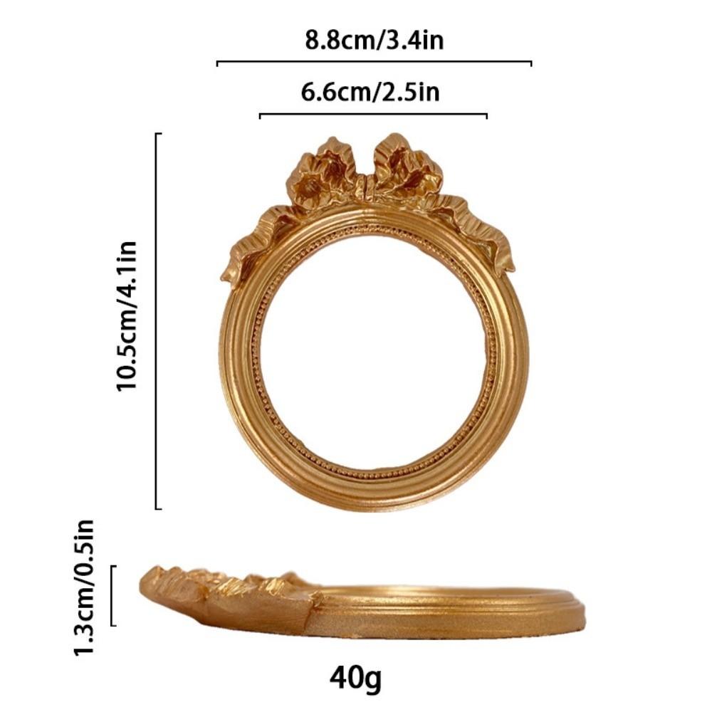 

Gold DIY Shadow Box Frame 3D DIY Mini Photo Frames European Retro Relief Gold Wedding Photo Display Frames