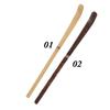 Cooking Utensil Spice Gadget Handmade Kitchen Tool Tea Sticks Leaf Spatula Matcha Spoon Black Bamboo Wood