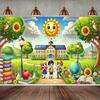 Happy Campus Theme Party Banner - Multi-functional Party Decoration Banner Suitable for various occasions.