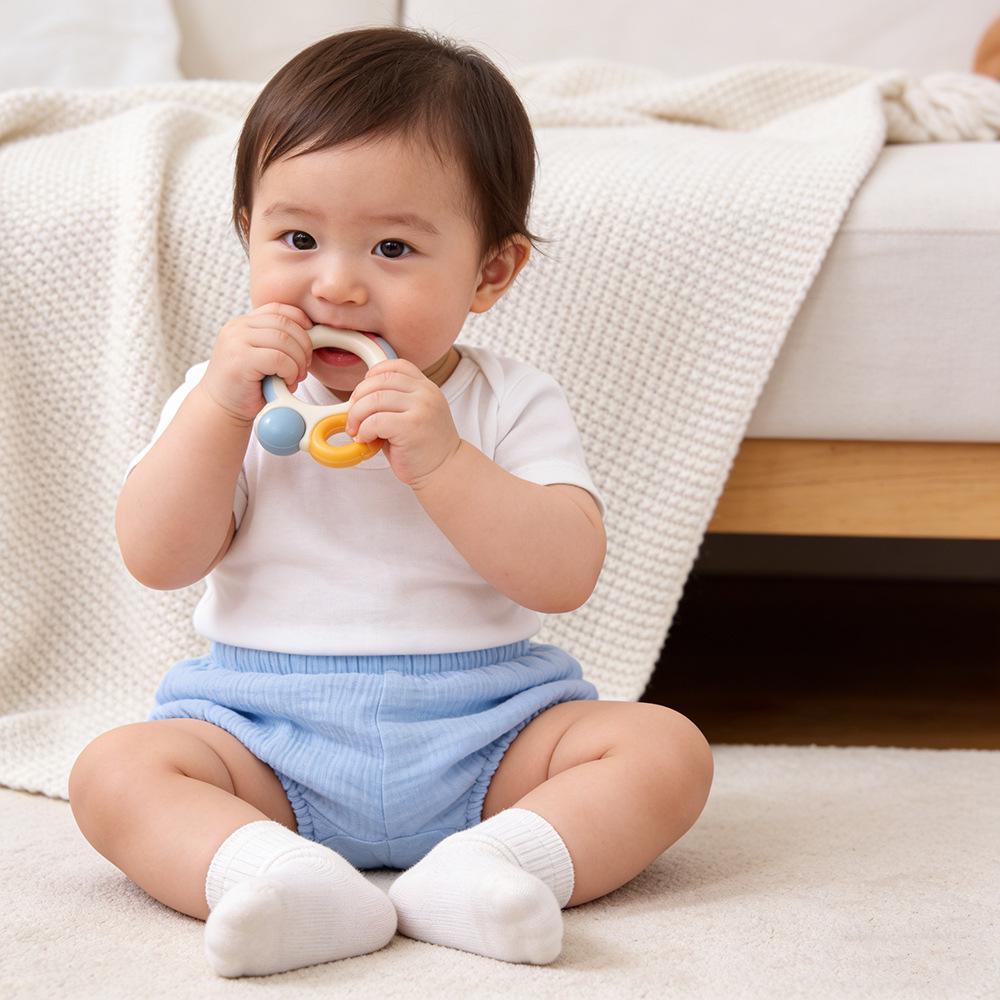 Summer 2026 Baby & Toddler Cotton Linen Solid Color Shorts