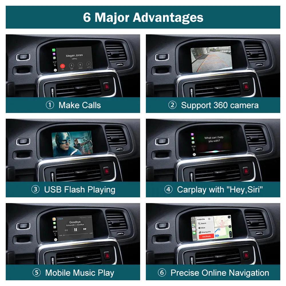 Volvo XC60/XC90 Original Screen Carplay & Android Auto HiCar Upgrade