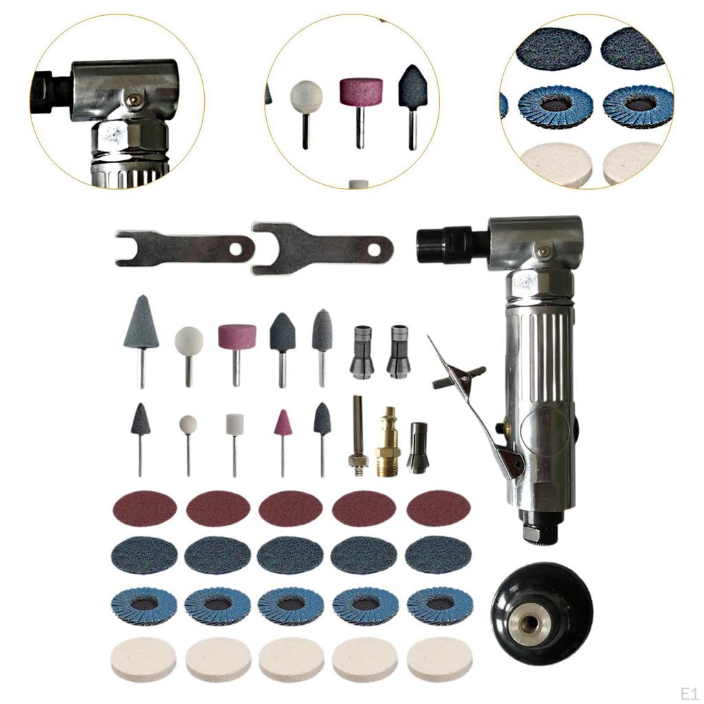 39 Pieces Air Die Grind Kit Angle Grinders 1/4" Polishing Tool, Grinding Tool Cut Off Tools