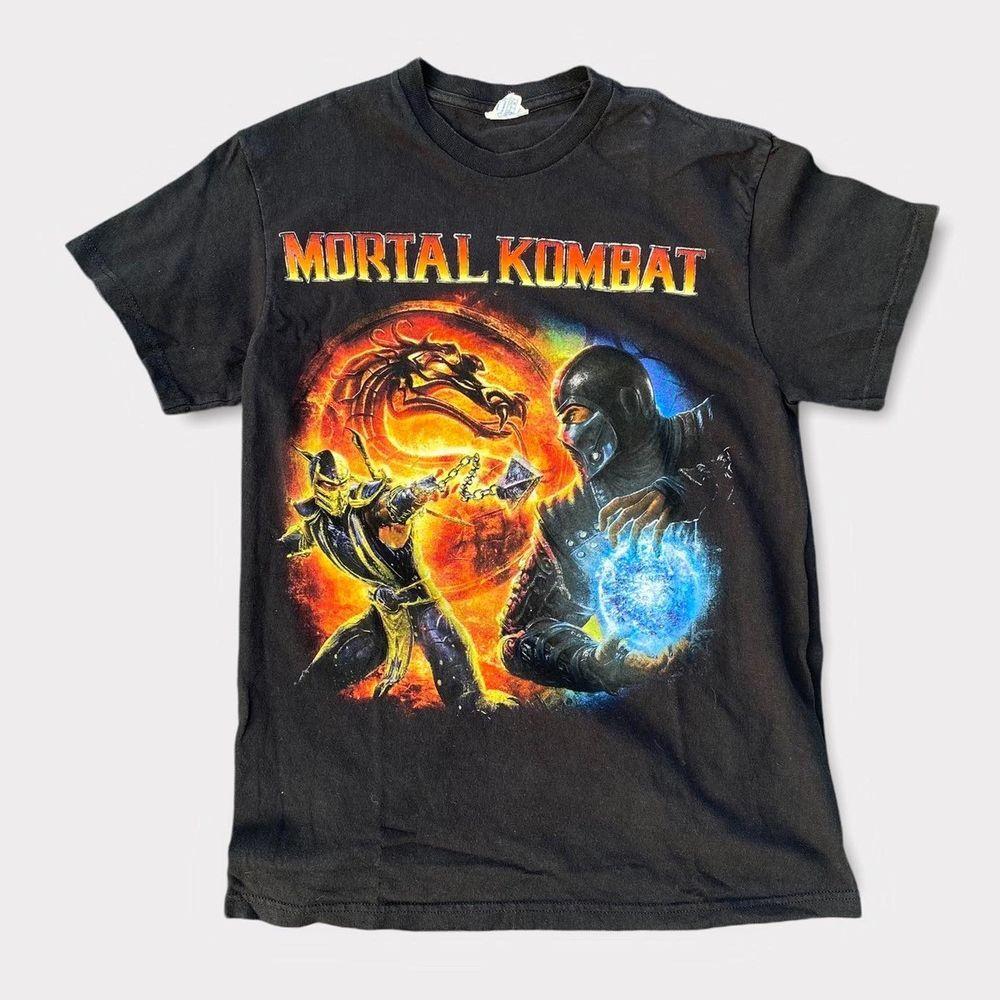 Vtg 00s Mortal Kombat Movie Rare Design Black Unisex Tshirt S5XL KH13479 S