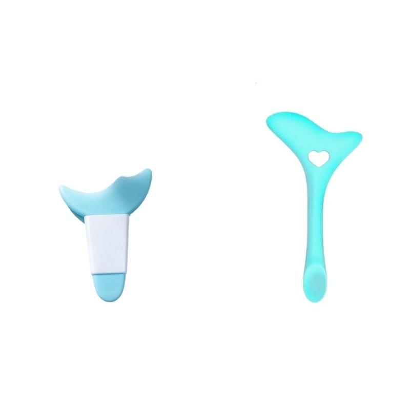 1Set Multi-Functional Eyeliner Stencil Wing Tips Silicone Eyeliner Aid Drawing Lipstick Wearing Aid Reusable Makeup Tools