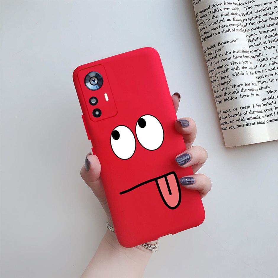 For Xiaomi 12T Case On Xiaomi 12T Pro Back Cover Cute Cartoon Silicone Soft TPU Protective Bumper For Xiaomi 12Tpro Phone Fundas