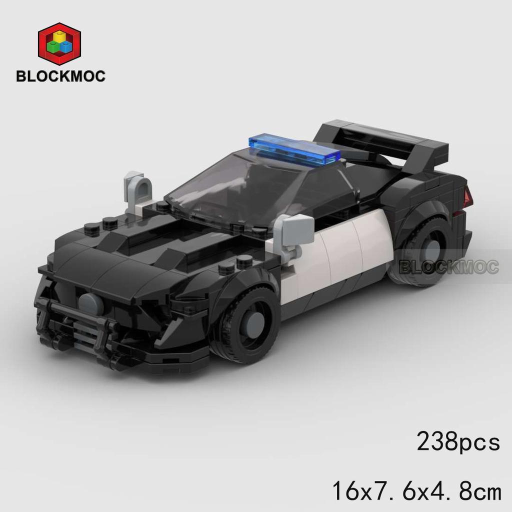 MOC Brick Explorer Vehicle Racing Sports Police City Speed Car Racer SUV Building Blocks Brick Off Road Kid Toys Boys Gift