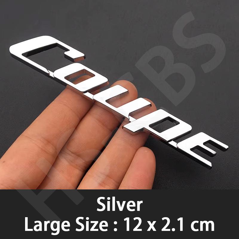 3D Metal Car Stickers Emblem Rear Trunk Decal Door Window Body Badge