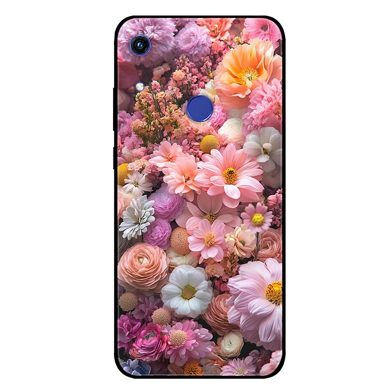 For Huawei Y6S Y6 2019 Case Marble Soft Matte Silicone Back Cover For Huawei Honor 8A Pro Y6 S Y6 Prime 2019 Full Phone Shell