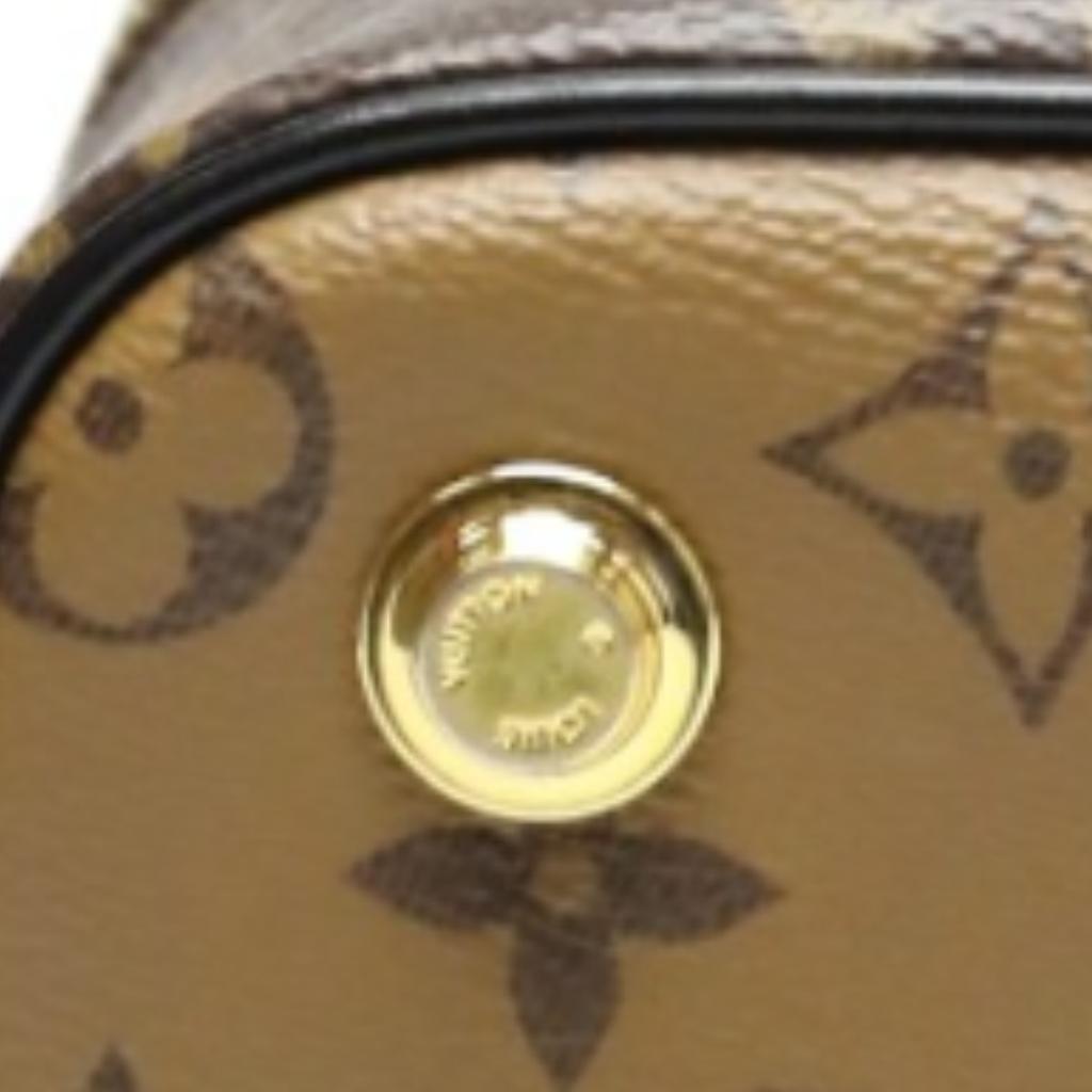 LOUIS VUITTON Monogram Vanity NV PM Shoulder Bag Monogram canvas Brown M45165 Used