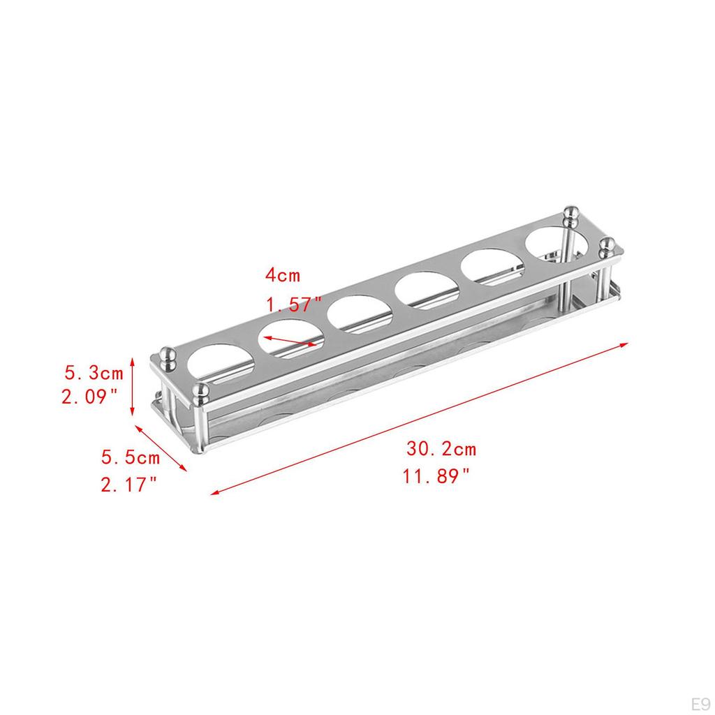 Porte-verres Présentoir Résistant à la Rouille Multi-trous Organisateur de Tasses 6/12 Trous pour Table de Cuisine