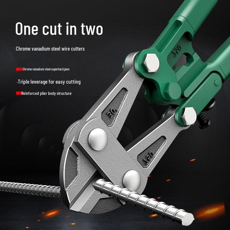 Hävstångsverkande örnnäbb tråd- och armeringsjärnskärare - Stor, arbetsbesparande tång