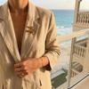 Vintage Surfing Girl Brooch Irregular Lapel Pin Fashion Beach Jewelry  Outdoor