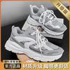 Men's shoes summer 2025 new breathable mesh ins youth shoes versatile platform dad shoes sports trendy shoes