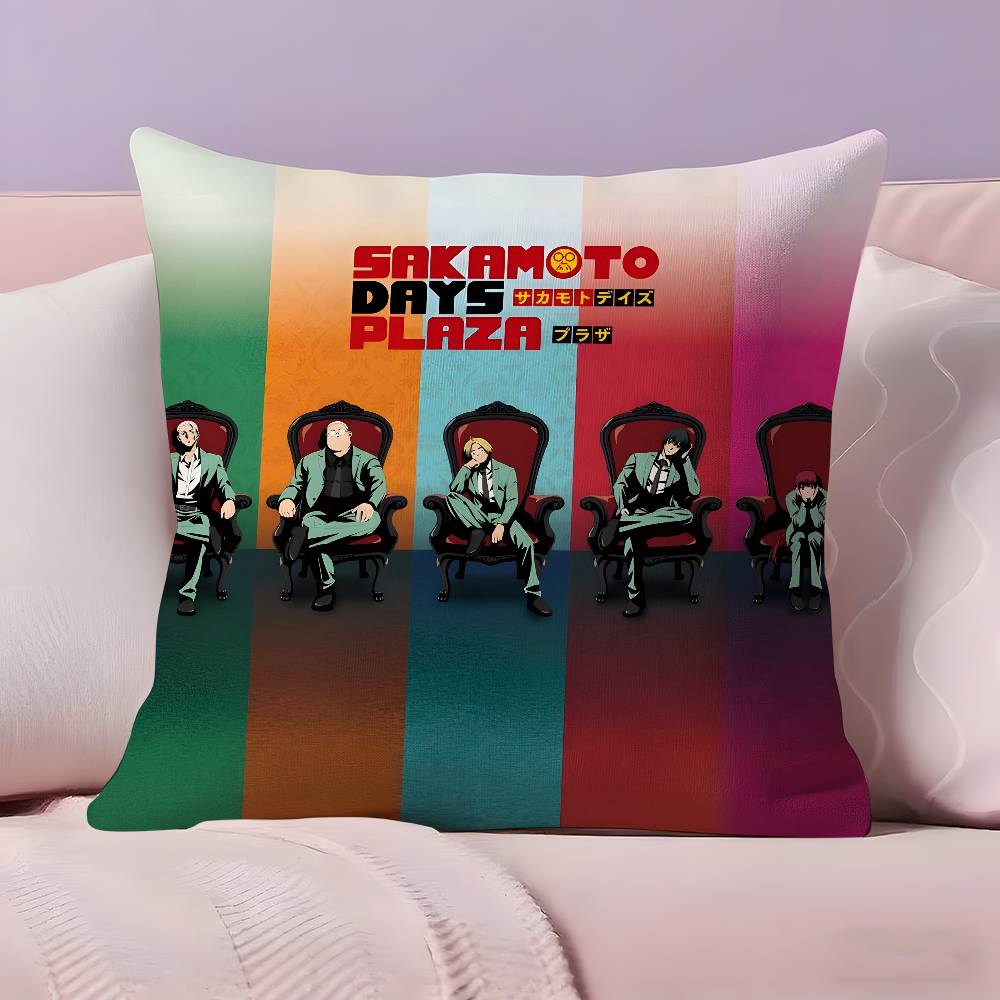 Anime S-SAKamoTO DAYS Pillow Case Pillowcase Ultra Soft Skin Friendly Fabric Cloud Like Comfort & Concealed Zipper