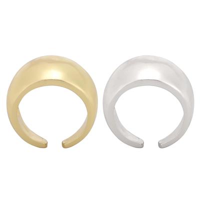 Open Ring Metal Lightweight Stylish Bold Statement Ring for Men Women Anniversary Birthday Festival 