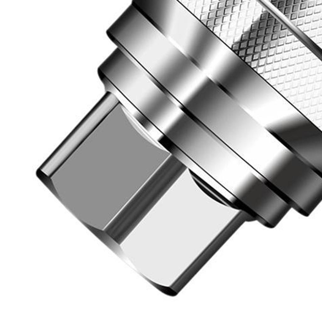Manicotto Chiave a Bussola Universale 10mm 19mm Convertitore Regolabile per Chiave a Bussola per Cricchetti Chiavi Dinamometriche con Attacco da 3/8 di Pollice