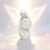 Mother Holding Newborn Sculpture 3D Printed Mom Baby Figurine New Mom Gifts for Mother's Day Easter Birthday