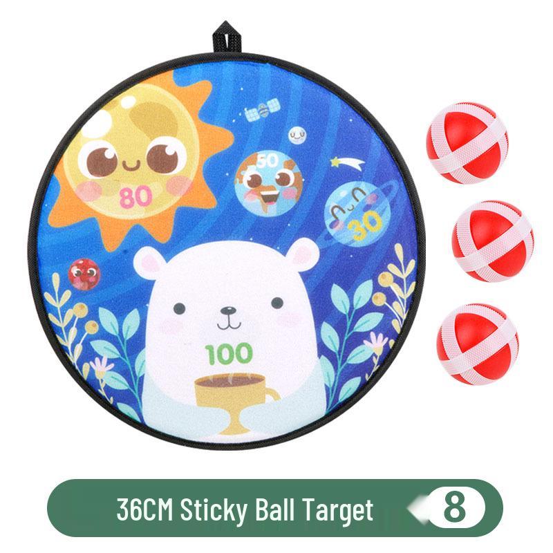 Children's Outdoor Sticky Ball Dartboard Game Set