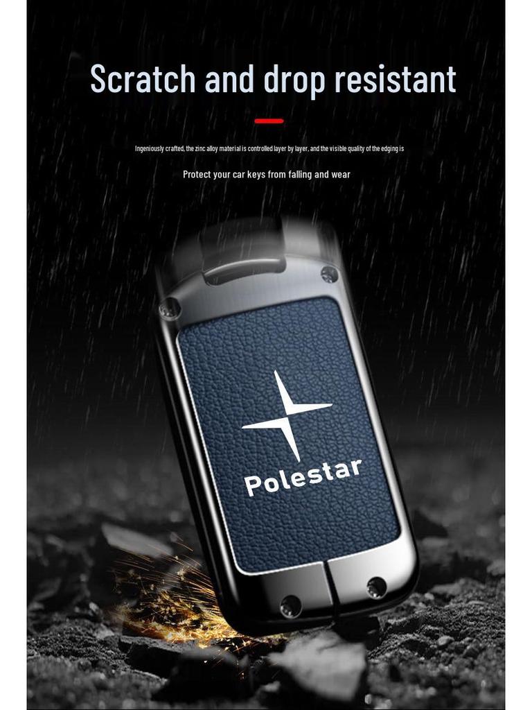 Polestar 2 Key Case: Full Coverage Key Shell and Accessories Set