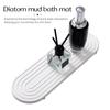 2 Piece Diatomaceous Stone Sink Tray Set Efficient Water Absorption and Quick Drying Pad for Kitchen and Bathroom