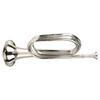 Military Style Trumpet C Key Brass Easy To Play Trumpet with Mouthpiece for Beginners Gift Silver