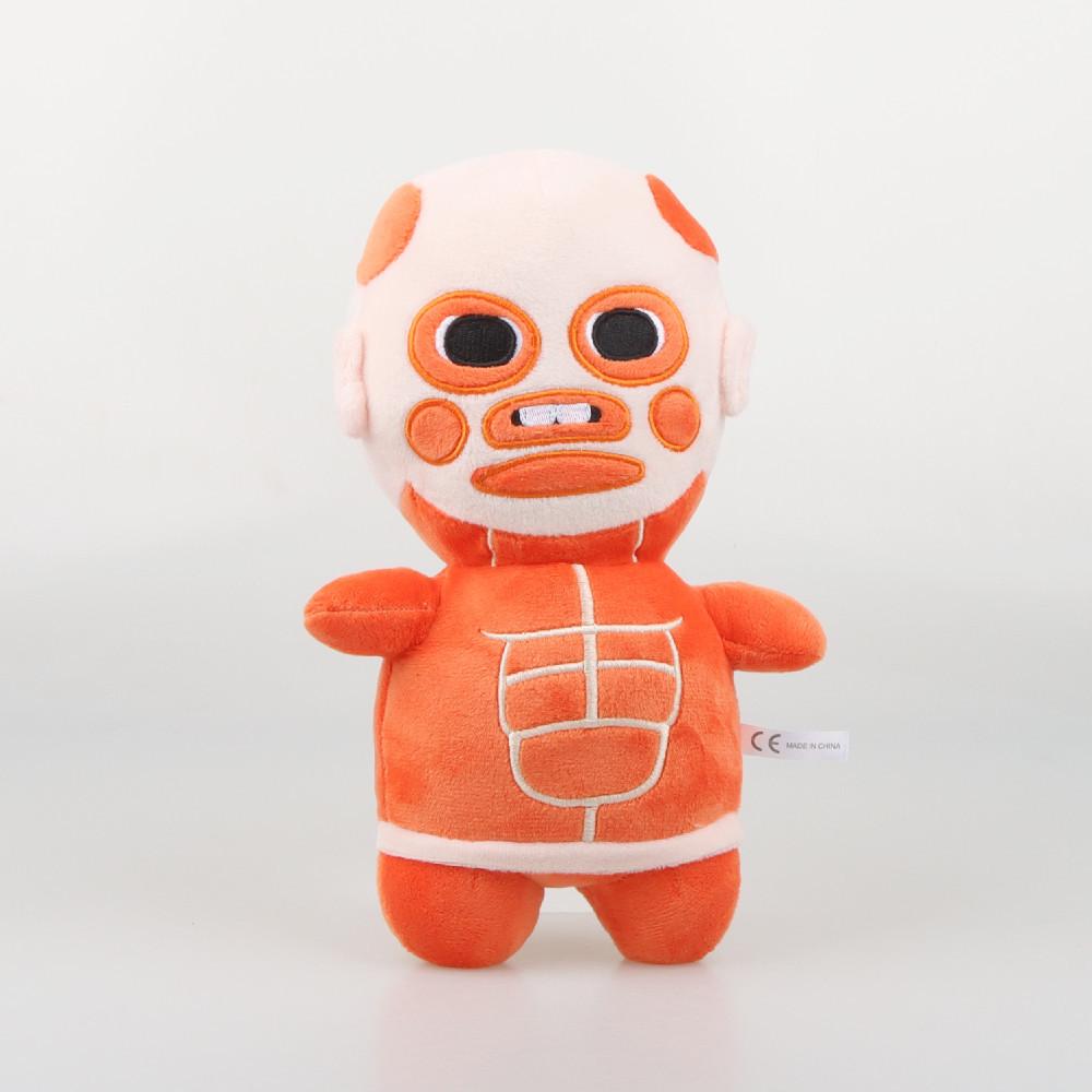 

Титаны Чиби входят в гигантскую куклу из «Атаки гигантской плюшевой куклы»