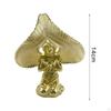 Angel Prayer Figurine Metal Sculpture 5.5inch Tall Shelf Collection Decorative with Wing Table