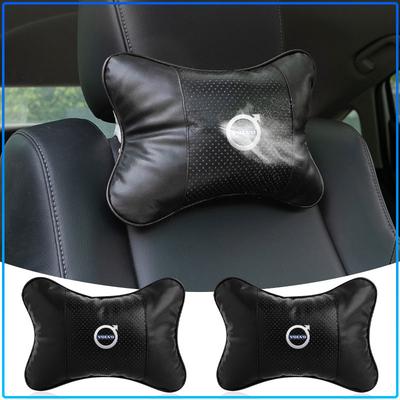 Car Neck Pillows Car Headrest Cushion Support Seat Accessories For Rdesign XC90 S60 XC60 V70 S80 S40 V50 V40 V60 C30 S70