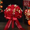 Groom Lifting Bride Artificial Rose Bouquet - Chinese Style Wedding Props
