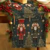 Christmas Table Runner Christmas Party Decor Rectangular Tablecloth for Festival Catering Decoration