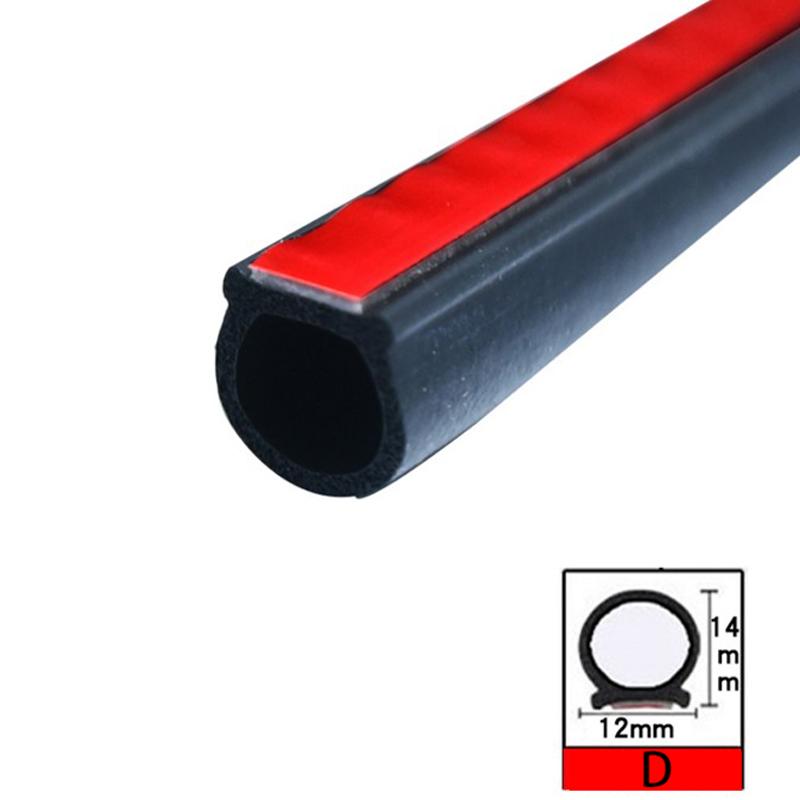 Großes D Kleines D Z-Form P-Typ EPDM Geräuschdämmung Staubschutz Schalldämmung Dichtungsstreifen Auto Gummidichtung