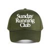 Sunday Running Club Text Baseball Cap Fashion Outdoor Sports Sunhat Unisex Snapback Cap WoUnisexs