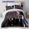 Gasai Yuno Pattern Bedding,Quilt Set Quilt Cover Pillowcase Home Birthday Gift (1 * duvet cover + 2 * pillowcase, without core)