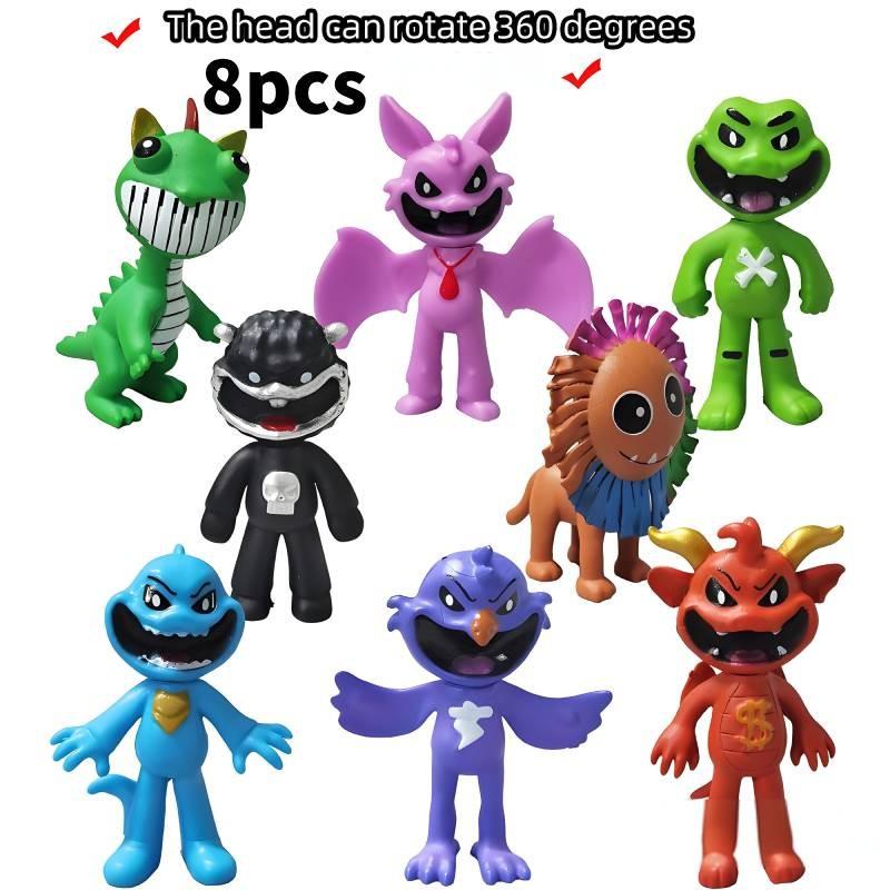 Delightful Pvc Smiling Animal Models For Fun Office Accessories And Playtime Collectibles In Assorted Sizes